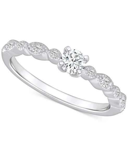 Diamond Engagement Ring (3/8 ct. t.w.) in 14k Gold