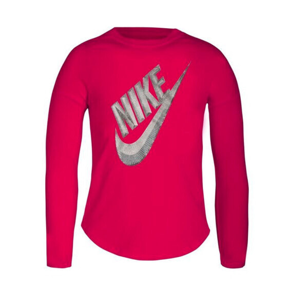 Детская рубашка с длинным рукавом Nike C489S-A4Y Розовый