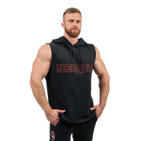 NEBBIA Sleeveless Iron Beast hoodie