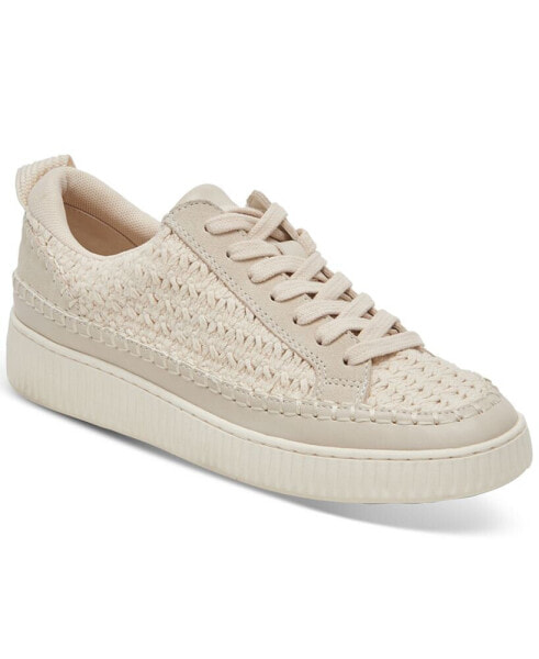 Women's Nicona Platform Woven Lace-Up Sneakers