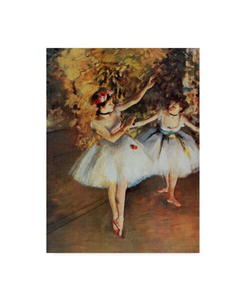 Masters Collection 'Two Dancers On Stage' Canvas Art - 18" x 24"