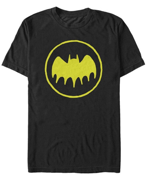 DC Men's Batman Circle Logo Short Sleeve T-Shirt