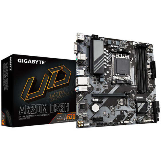 GIGABYTE A620M DS3H, AMD A620 Mainboard - Sockel AM5, DDR5