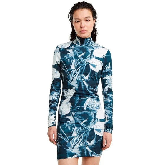 G-STAR Printed Slim long sleeve dress