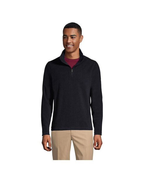 School Uniform Men's Lightweight Fleece Quarter Zip Pullover Jacket
