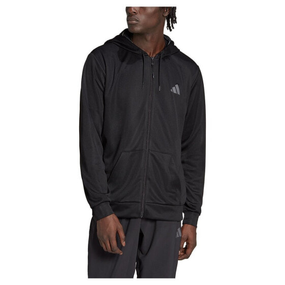 ADIDAS Tr-Es+ Bl full zip sweatshirt