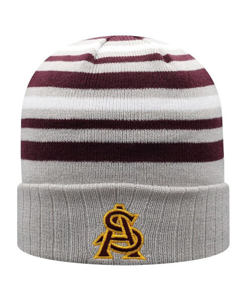 Men's Gray and Maroon Arizona State Sun Devils All Day Cuffed Knit Hat