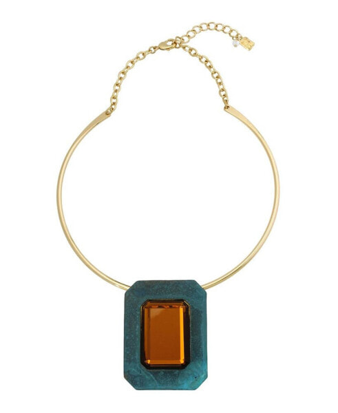 Robert Lee Morris Soho stone Pendant Necklace