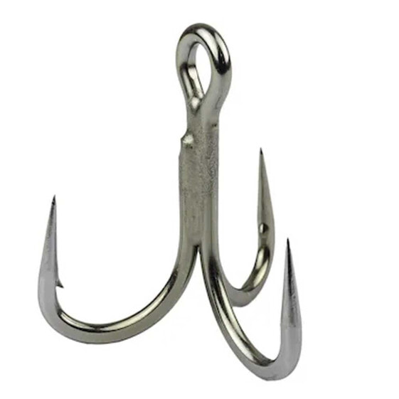 MUSTAD Jaw Lok 4X Strong Barbed Treble Hook 6 Units