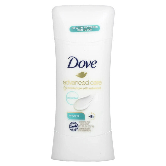 Дезодорант Dove Уход за телом Advanced Care, без запаха, 74 г