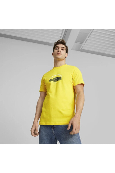 Pl Graphic Tee Sarı Erkek/unisex T-shirt