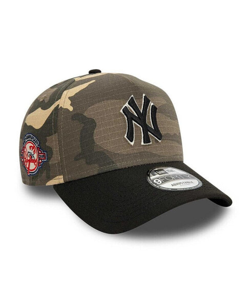 Men's New York Yankees Camo Crown A-Frame 9FORTY Adjustable Hat