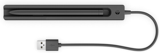 HP Slim Rechargeable Pen Charger - Indoor - USB - 0.15 m - Black