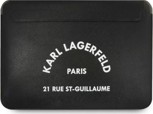 Etui Karl Lagerfeld Karl Lagerfeld Sleeve Klcs133Rsgsfbk 13" Czarny/Black Saffiano Rsg