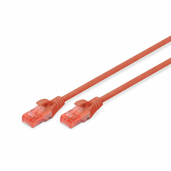 Жесткий сетевой кабель UTP кат. 6 Digitus DK-1617-050/R Красный 5 m
