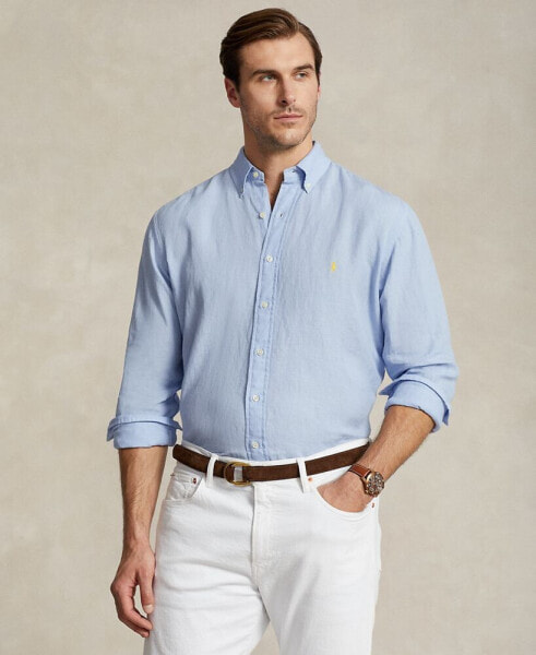 Men's Big & Tall Classic-Fit Linen Shirt