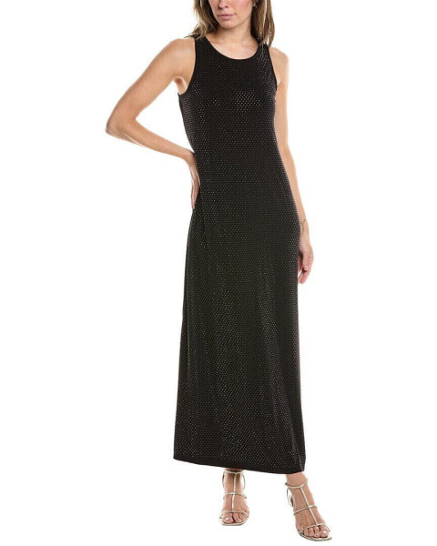 Vince Camuto Keyhole Back Maxi Dress Women's Black L