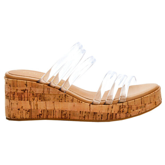 COCONUTS by Matisse Mecca Clear Wedge Womens Clear Casual Sandals MECCA-888