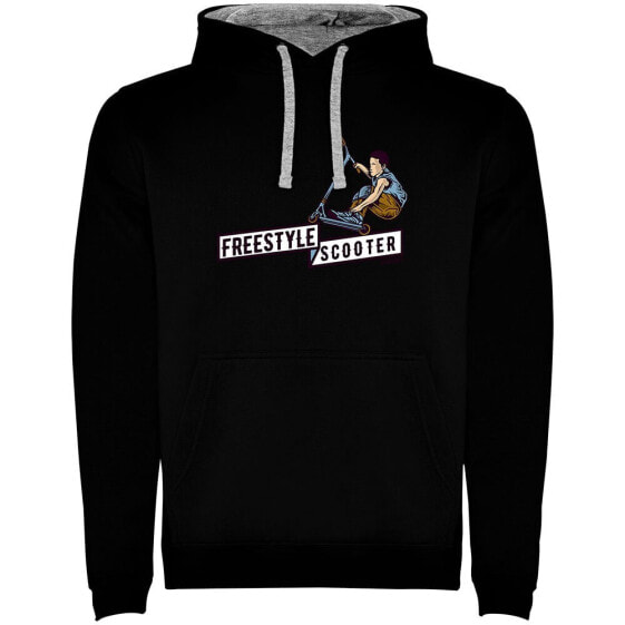 KRUSKIS Freestyle Scooter Two-Colour hoodie