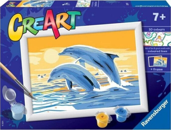 Malowanka CreArt dla dzecki Delfiny