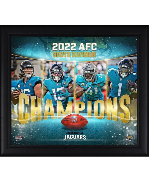 Jacksonville Jaguars 2022 AFC South Champions Framed 15'' x 17'' Collage