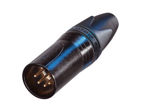 Neutrik NC5MXX-B - XLR - Black - Nickel/Gold - IP40 - 1 mm² - 1500 V