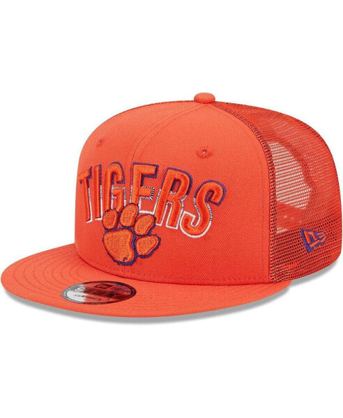 Men's Orange Clemson Tigers Grade Trucker 9FIFTY Snapback Hat