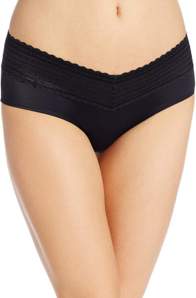 Warner's 237918 Womens Lace Hipster Panty Underwear Black Size X-Large