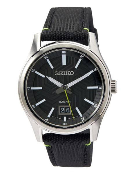 Часы Seiko Big Date Black Dial SUR517P1