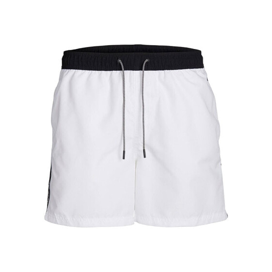 JACK & JONES Fiji Black Tape Swimming Shorts