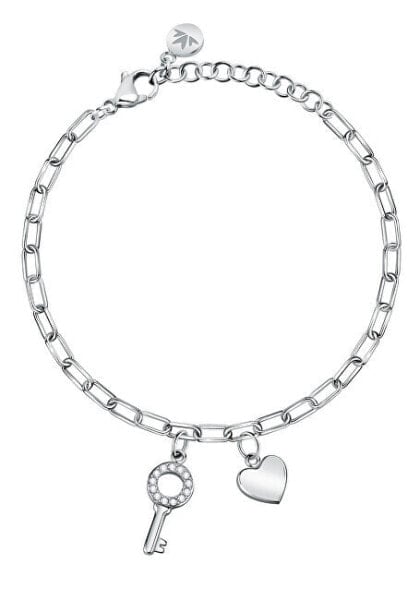 Original steel bracelet with Passioni SAUN16 pendants