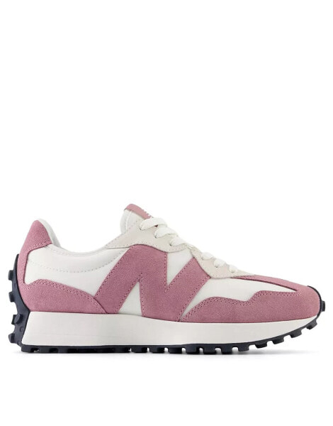 New Balance 327 trainers in pink