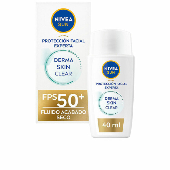 Средство для защиты от солнца для лица Nivea Sun SPF 50+ 40 ml Средство от прыщей Светлая кожа