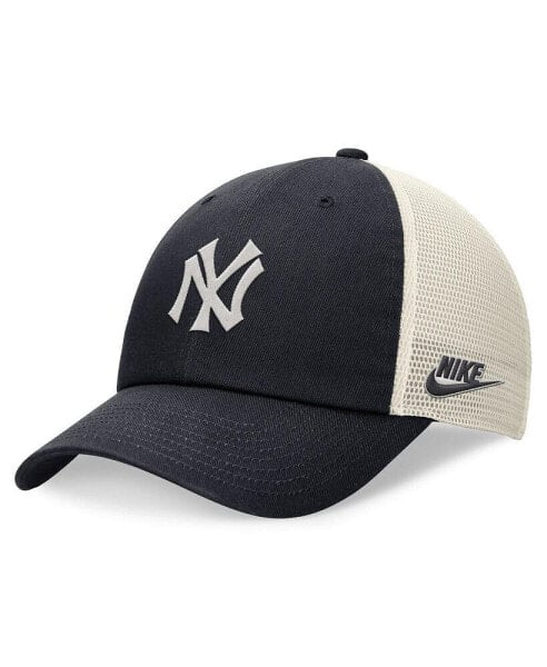 Men's Navy New York Yankees Cooperstown Collection Rewind Club Trucker Adjustable Hat