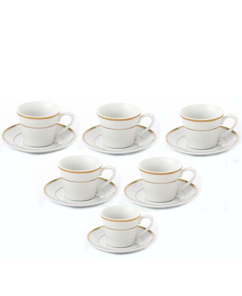 Floral Espresso Set, 12 Piece