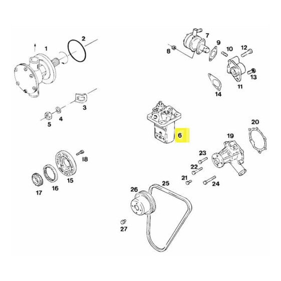 VETUS M2 06 Fuel Injection Pump