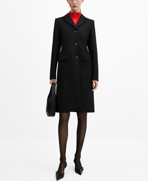 Women's Lapels Structured Coat