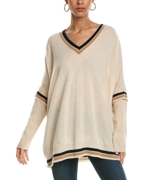 Brodie Cashmere Delilah Cashmere Poncho Sweater Women's