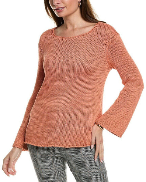 Lafayette 148 New York Loose Knit Silk-Blend Sweater Women's