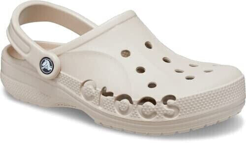 Crocs 10126-2V3 Unisex White Flat Heel Closed Toe Slip-On Clog Shoes Size W9/M7