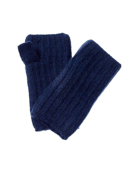 Portolano Fingerless Cashmere Glove Women's Blue