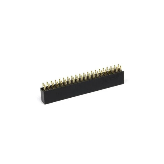 Female goldpin strip 2x20 raster 2,54mm for Raspberry Pi - without soldering
