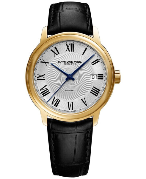 Часы Raymond Weil Maestro Black Leather 40mm