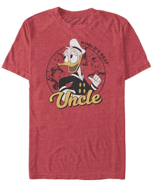Men's Duck Tales Donald Duck Uncle Short Sleeve T-shirt