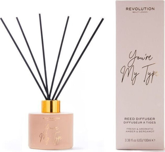 Makeup Revolution Revolution Beauty Dyfuzor zapachowy do pomieszczeń You Are My Type - patyczki+olejek 100ml