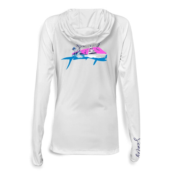 SCALES Mahi Slam Womens Hooded Performance Shirt Hoodie