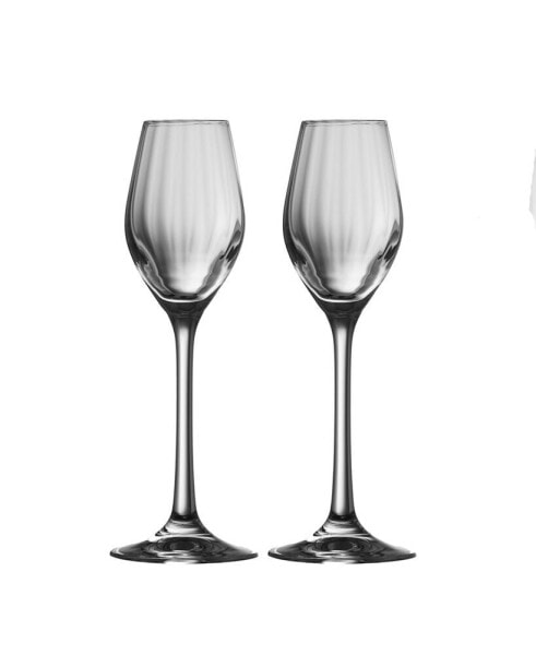 Galway Crystal Erne Sherry Glasses, Set of 2