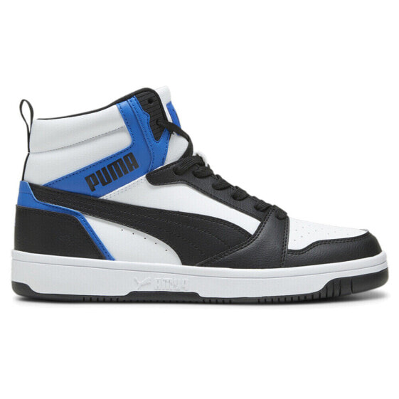 Мужские кроссовки PUMA Rebound V6 High Top черные, белые