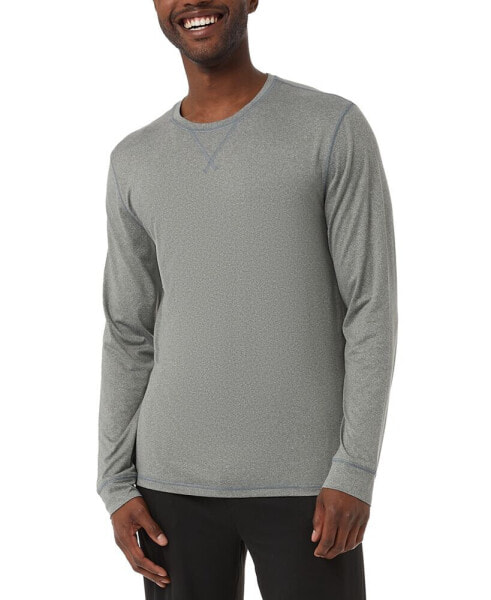 Men's Crewneck Long-Sleeve Pajama Shirt