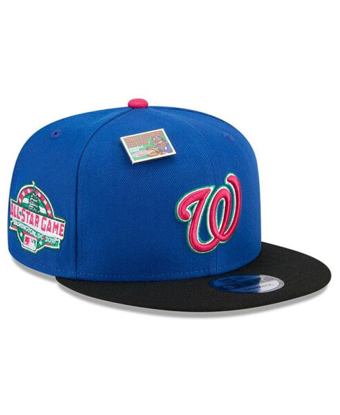 Men's Royal/Black Washington Nationals Watermelon Big League Chew Flavor Pack 9FIFTY Snapback Hat